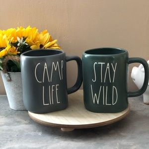 Rae Dunn Camp Life Stay Wild Mug Bundle Set